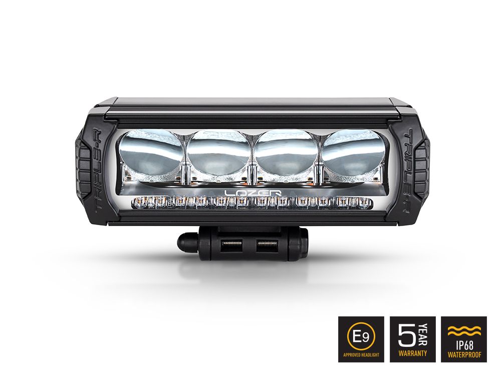 Phare rond LED LAZER LAMPS Triple-R 750 Balise avec 5400 lm, éclairage LED puissant pour véhicule tout-terrain.