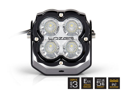 Phare de travail LED LAZER LAMPS Utility 45 Support Large, éclairage LED puissant 4560 lm pour véhicules tout-terrain.
