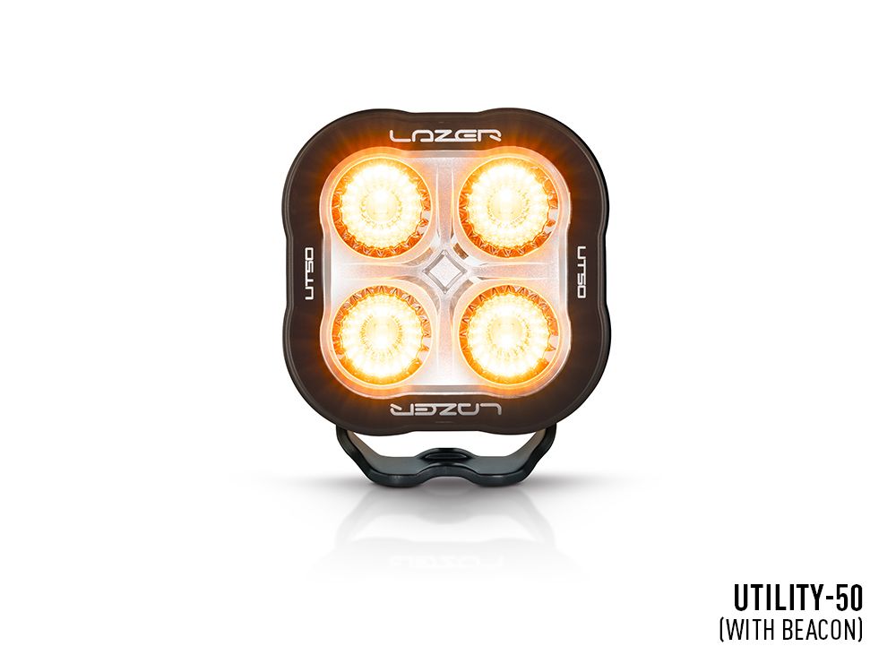 Balise de travail LED LAZER LAMPS Utility-50, phare de travail puissant 5000 lm, éclairage LED robuste.