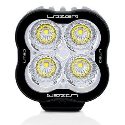 Phare de travail LED LAZER LAMPS Utility-80 HD avec 8940 lumens, éclairage LED robuste pour véhicules tout-terrain.