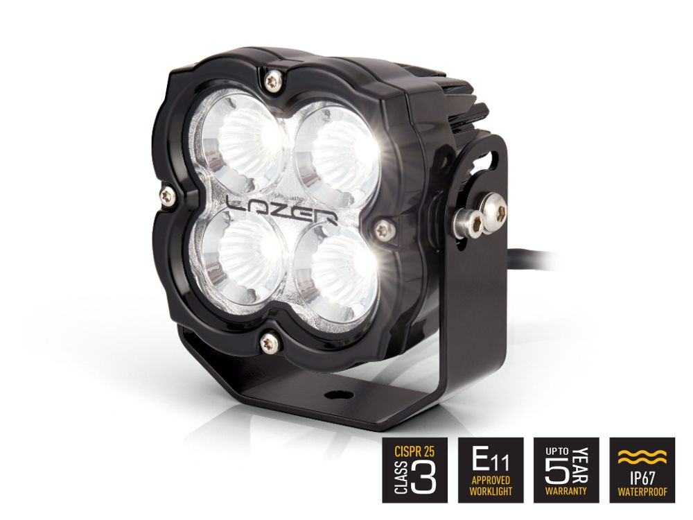 Phare de travail LED LAZER LAMPS Utility 80 Support Large, lumière LED puissante 8820 lm pour usage professionnel.