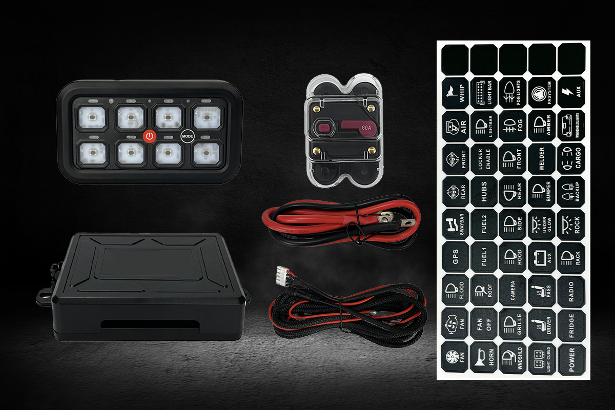 Switch Panel Lumidrive 12V : Centralisez l'Électricité de Votre 4x4 sur Xperts4x4 Accessoires 4x4 Off-Road