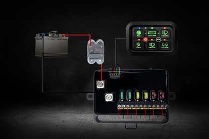 Switch Panel Lumidrive 12V : Centralisez l'Électricité de Votre 4x4 sur Xperts4x4 Accessoires 4x4 Off-Road