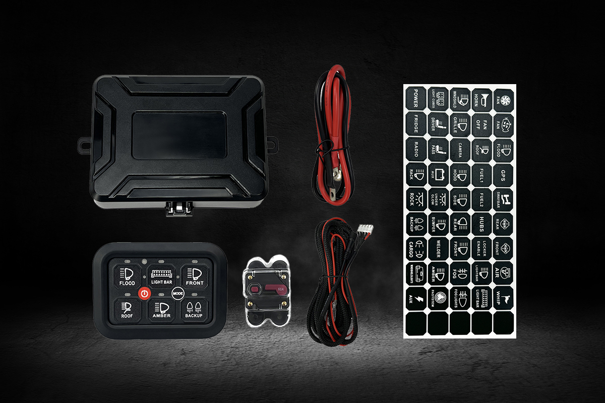 Switch Panel Lumidrive 12V : Centralisez l'Électricité de Votre 4x4 sur Xperts4x4 Accessoires 4x4 Off-Road