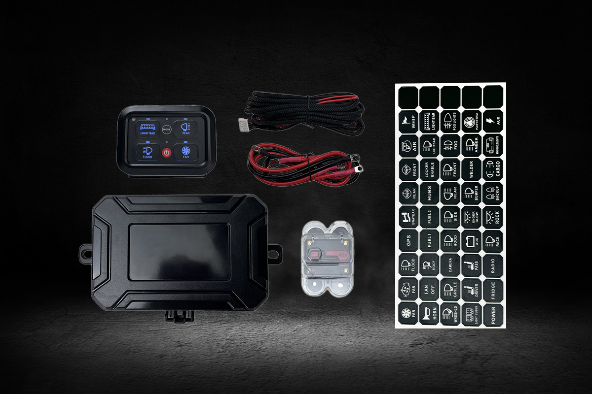 Switch Panel Lumidrive 12V : Centralisez l'Électricité de Votre 4x4 sur Xperts4x4 Accessoires 4x4 Off-Road
