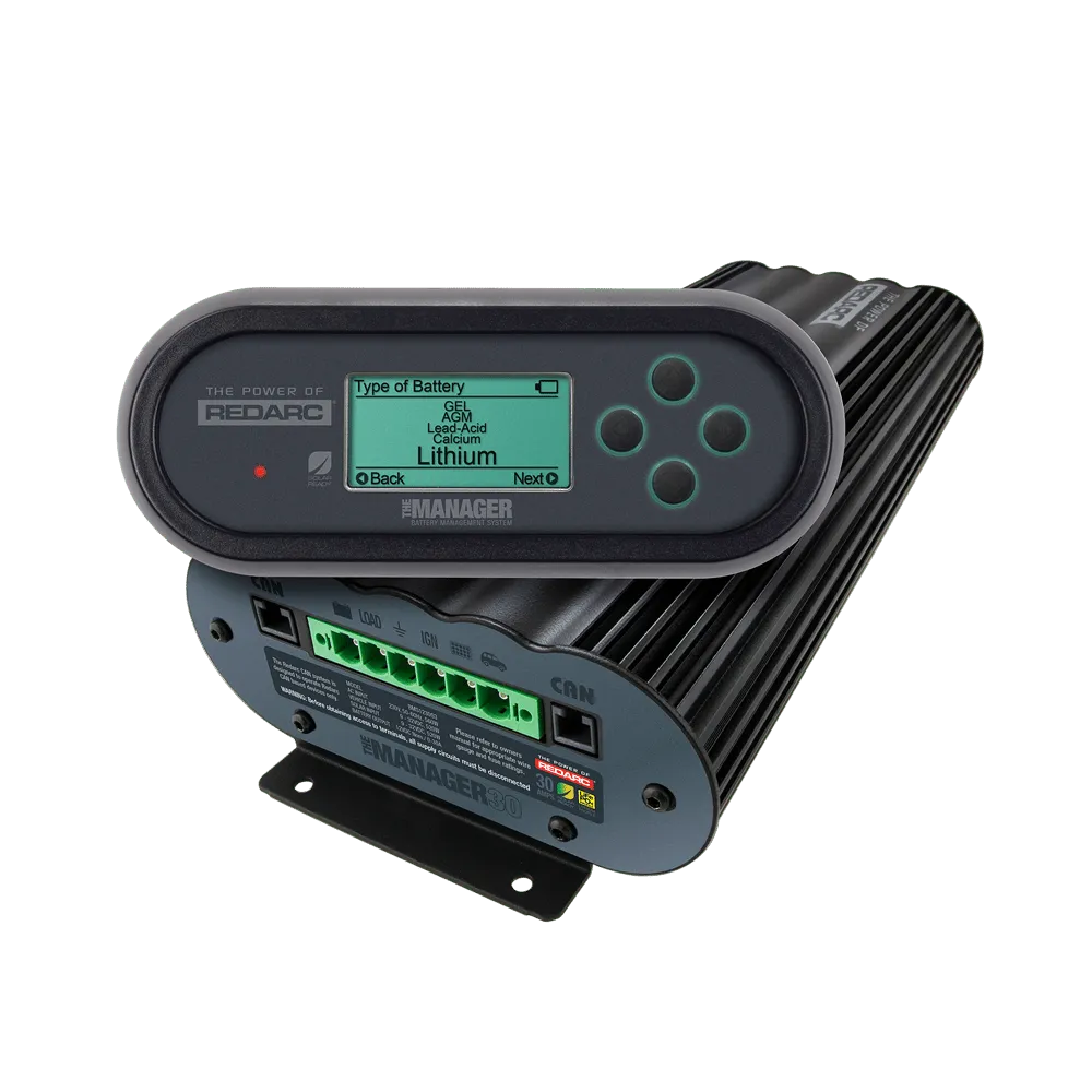 Système de Gestion de la Batterie Manager30 Redarc sur Xperts4x4 Accessoires 4x4 Off-Road