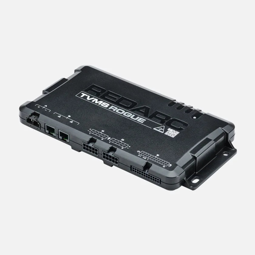 Système de gestion de batterie REDARC SOLI BCDC Alpha50R TVMS Rogue, unité d'énergie pour autonomie et stockage électrique.