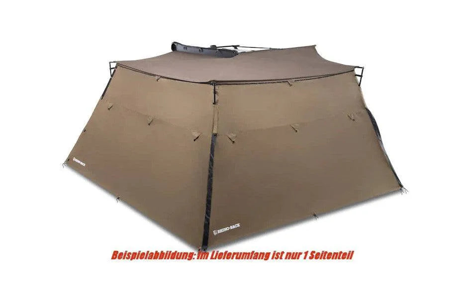 Paroi/mur trapézoïdale - Auvent Batwing Compact RHINORACK sur Xperts4x4 Accessoires 4x4 Off-Road