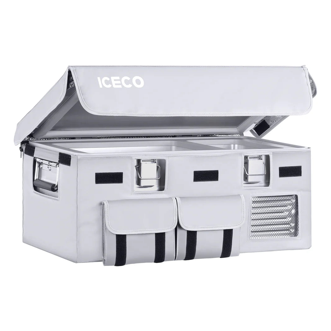 Housse isolante ICECO APL20 pour frigo, protection maximale, accessoire de refroidissement robuste et durable.