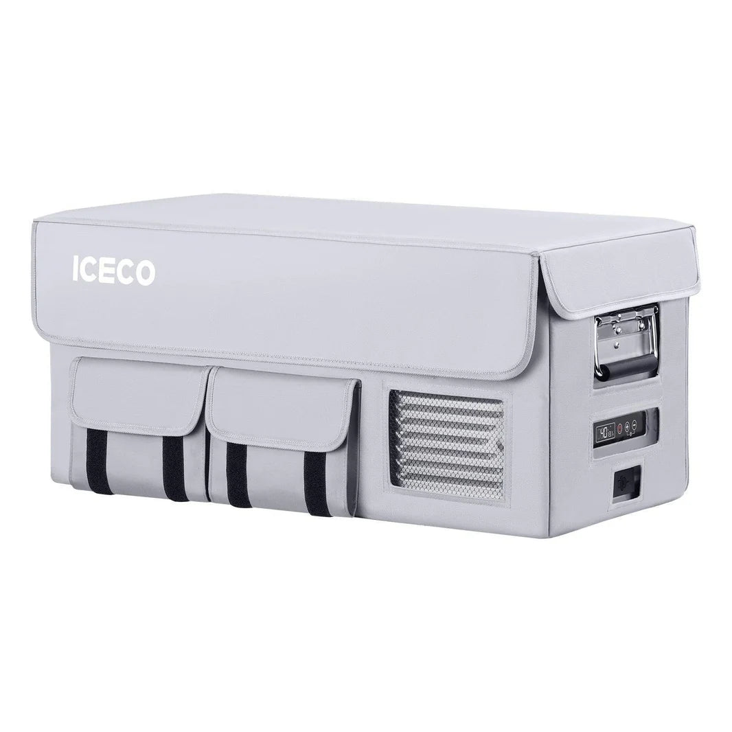 Housse isolante ICECO pour frigo APL20, protection maximale, accessoire robuste pour maintien de la température et sécurité.