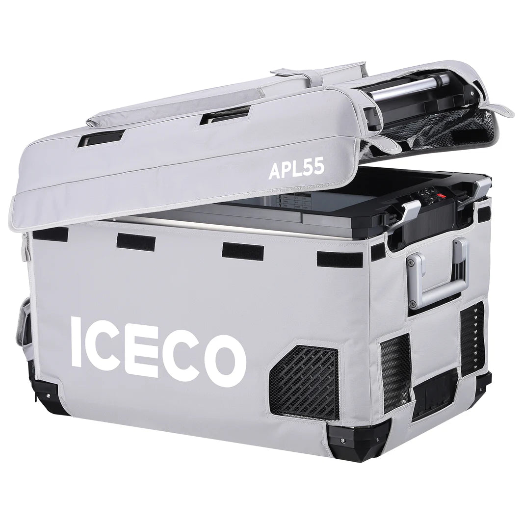Housse isolante ICECO APL55 pour frigo, protection efficace, matériau durable, accessoire pour conservation optimale, adapté aux véhicules.