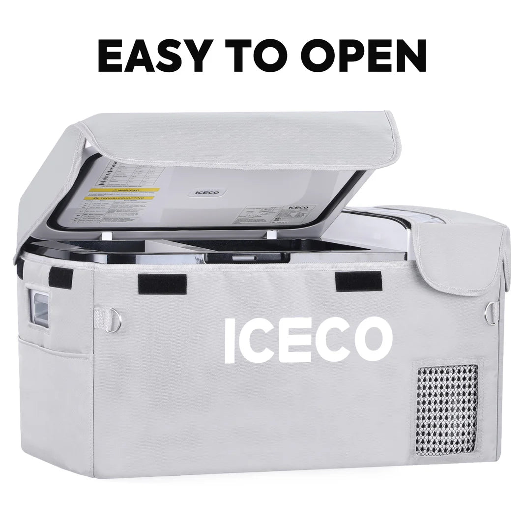 Housse isolante protectrice pour frigo ICECO GO20, accessoire de refroidissement robuste et durable pour camping et activités extérieures.