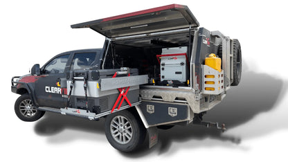 Plateau Coulissant/Basculant (Drop-slide) Electrique - ClearView | N°1 Mondial sur Xperts4x4 Accessoires 4x4 Off-Road