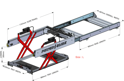Plateau Coulissant/Basculant (Drop-slide) Electrique - ClearView | N°1 Mondial sur Xperts4x4 Accessoires 4x4 Off-Road
