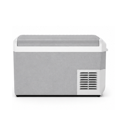 Réfrigérateur SNUG Islande 30L gris mat, congélateur simple zone, appareil compact pour aliments et boissons.