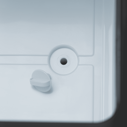 Réfrigérateur portable DOMETIC CFX5 75 Dual Zone, frigo électrique avec double zone de refroidissement, vue de face.
