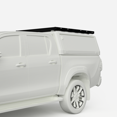 Galerie de toit Alu-Cab Canopy Contour Double Cabine Predator Offroad sur Xperts4x4 Accessoires 4x4 Off-Road