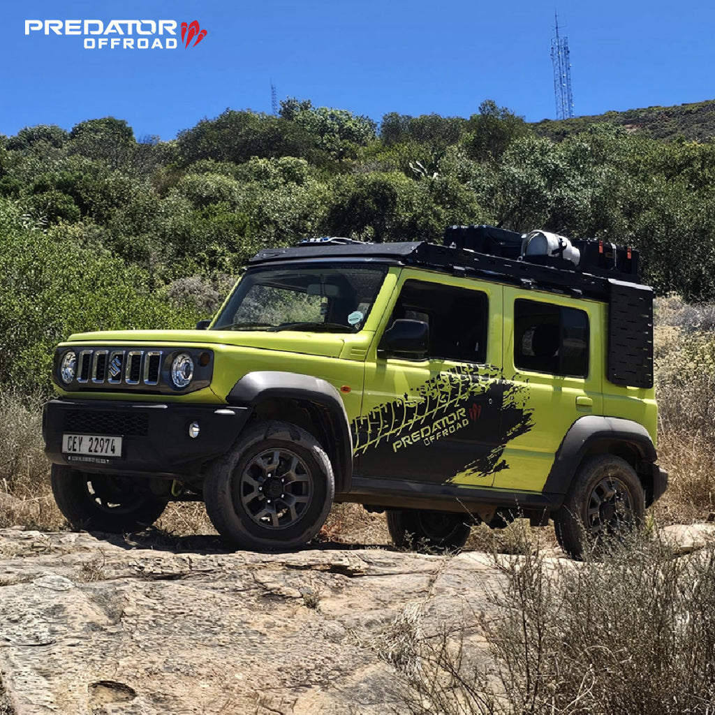 Galerie de toit Suzuki Jimny Gen 4 - 5 portes SUV Predator Offroad sur Xperts4x4 Accessoires 4x4 Off-Road