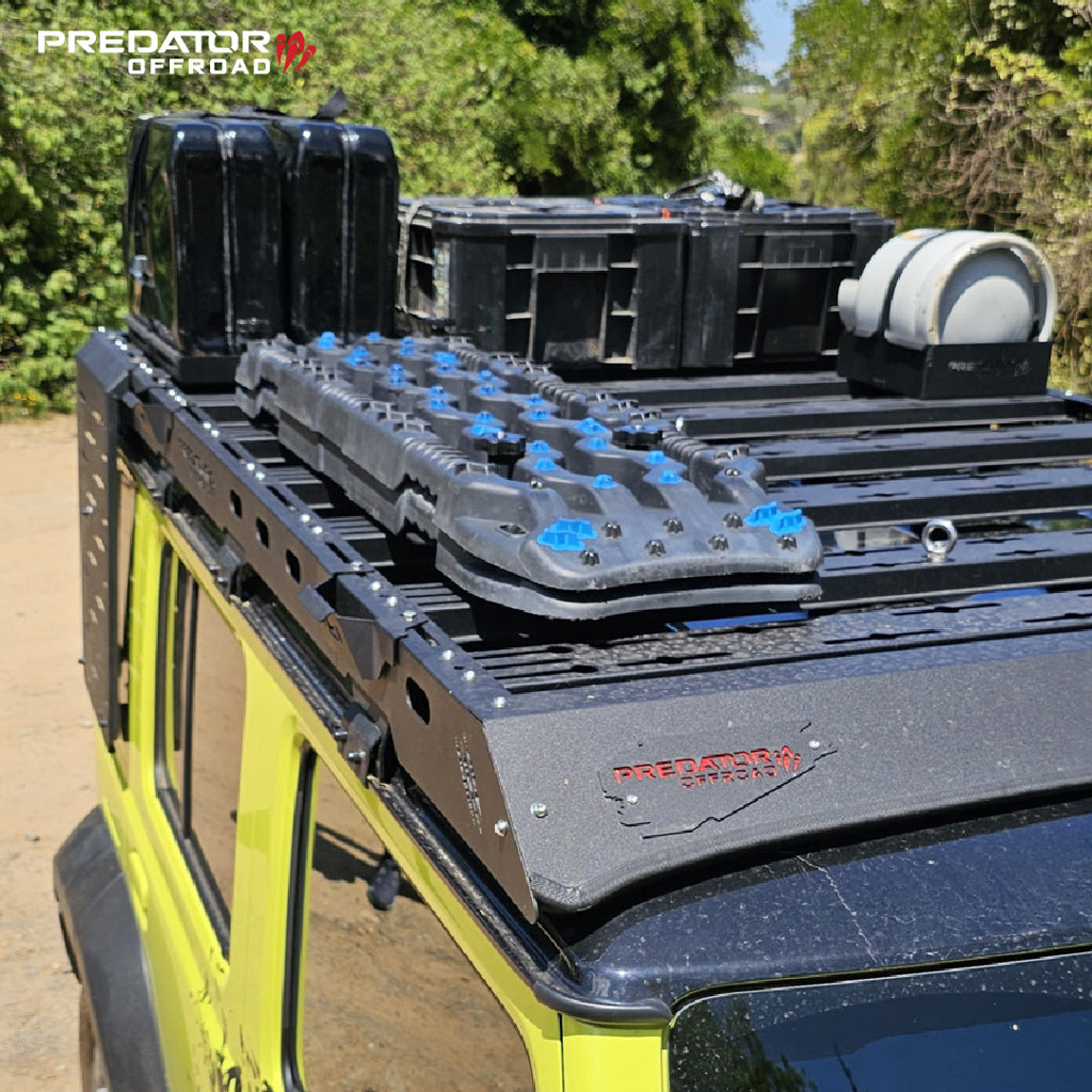 Galerie de toit Suzuki Jimny Gen 4 - 5 portes SUV Predator Offroad sur Xperts4x4 Accessoires 4x4 Off-Road