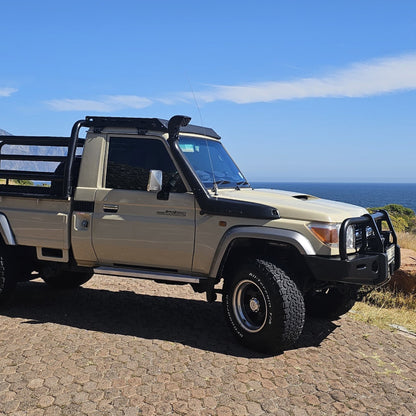 Galerie de toit Toyota Land Cruiser (75 / 79 Series) Simple Cabine Predator Offroad sur Xperts4x4 Accessoires 4x4 Off-Road