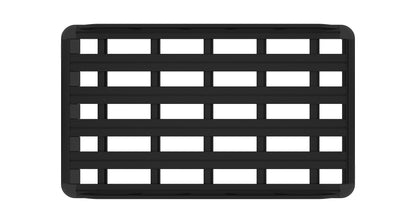 Galerie de toit Rhino-Rack Pioneer 6 2100x1240mm, robuste pour véhicules, avec barres transversales et fixation solide.