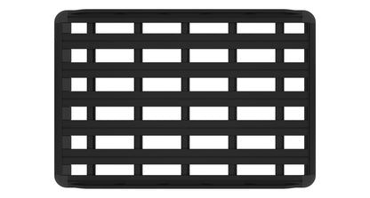 Galerie de toit Rhino-Rack Tradie Pioneer 6, 2100x1430mm, en acier, avec barres transversales pour véhicule tout-terrain.