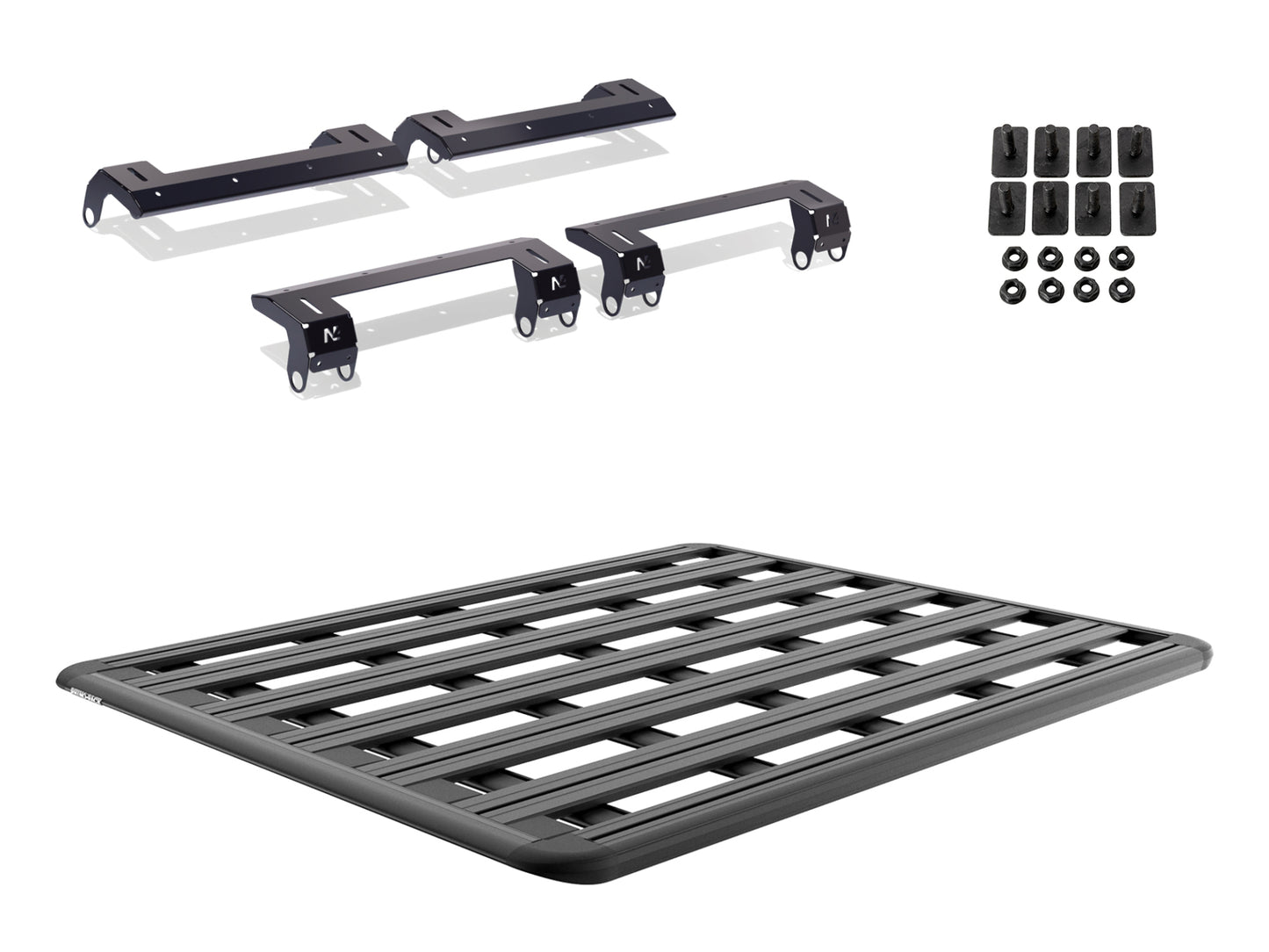 Kit galerie de toit Pioneer 6 pour Ineos Grenadier N4-Offroad, dimensions 1800x1430mm, en métal robuste, installation facile