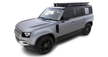 Galerie de toit RHINO-RACK Pioneer 1900x1240mm pour Land Rover Defender II 110 L663 2020+ sur véhicule.