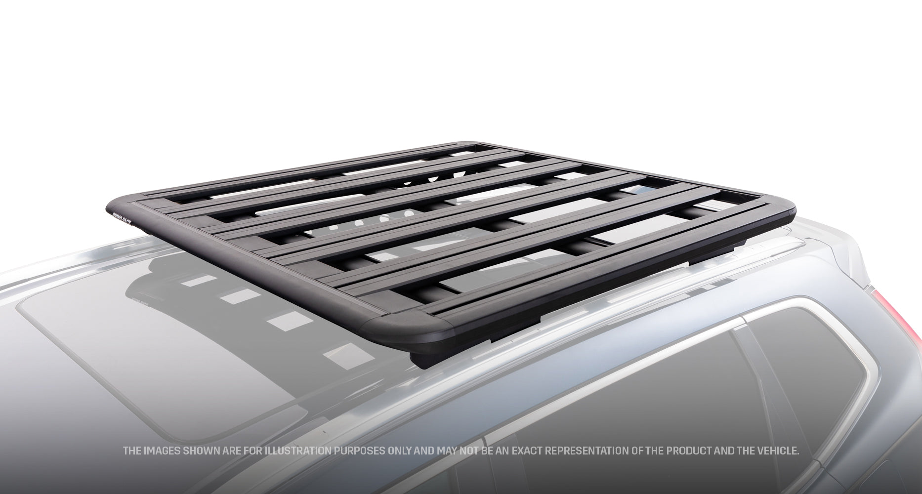 Kit galerie de toit Rhino-Rack Pioneer 6 pour Honda CR-V 2017+, fixation robuste et plateforme large de 1300x1240mm visible.