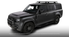 Kit galerie de toit Rhino-Rack Pioneer 6 pour Land Rover Defender II, 1500x1240mm, avec pieds RCL, montage robuste.