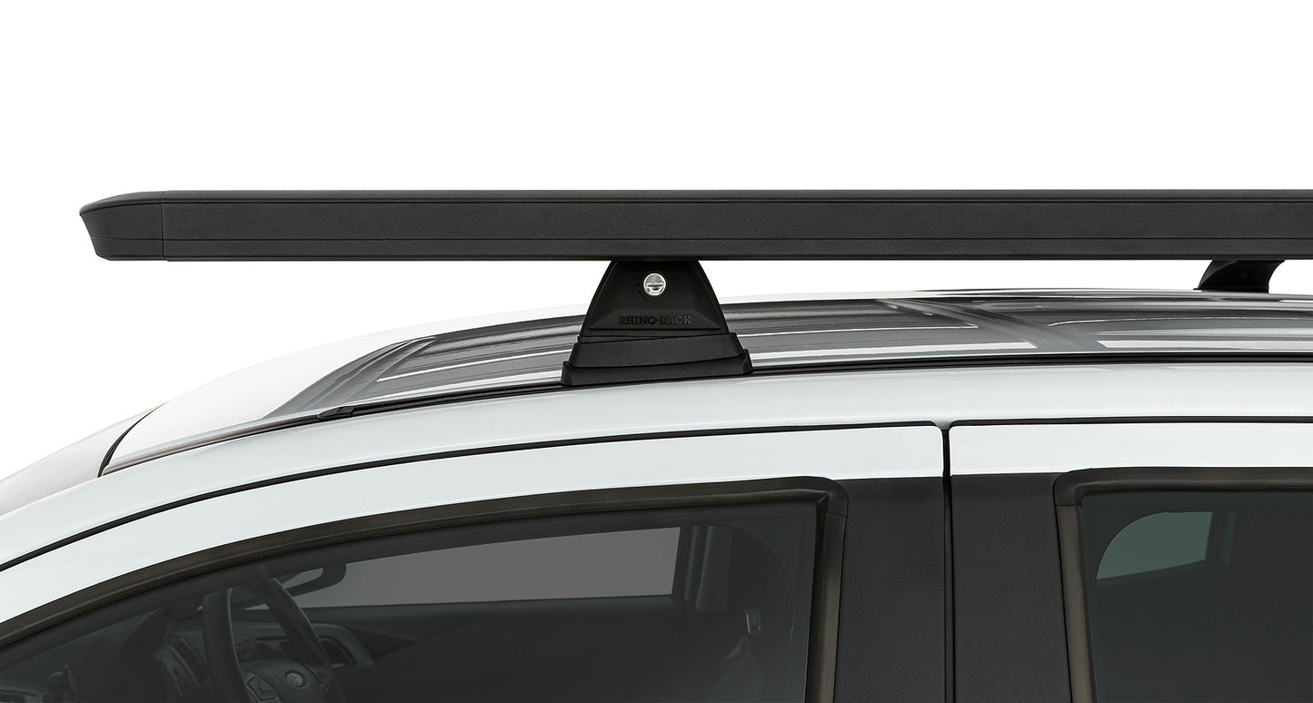 Kit galerie de toit Rhino-Rack Pioneer 6 pour Land Rover Discovery 3 et 4, avec pieds, en aluminium robuste, installation sur toit.