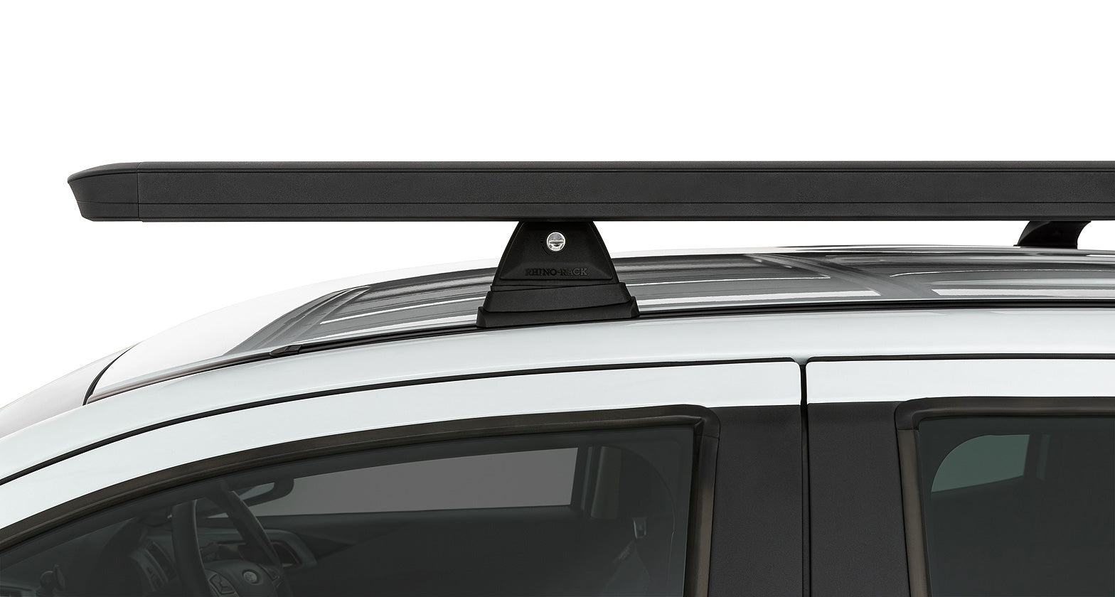 Kit galerie de toit Rhino-Rack Pioneer 6 pour Land Rover Discovery 3 et 4, avec pieds, en aluminium robuste, installation sur toit.
