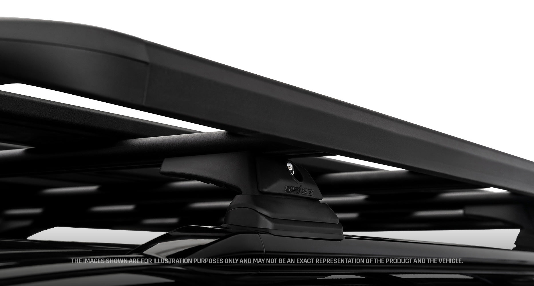 Galerie de toit Rhino-Rack Pioneer 6 pour Land Rover Defender II 130, 2100x1240mm avec pieds RCL, montage solide et robuste.