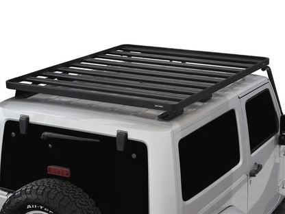 Kit galerie de toit Front Runner Slimline II pour Jeep JK 2 portes, dimensions 1762x1425 mm, galerie robuste pour véhicule tout-terrain