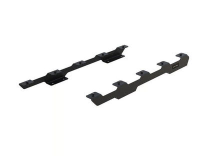 Galerie de toit Front Runner Slimline II Extrême pour Jeep JK 2 portes, dimensions 1762x1425 mm, montage robuste et élégant.