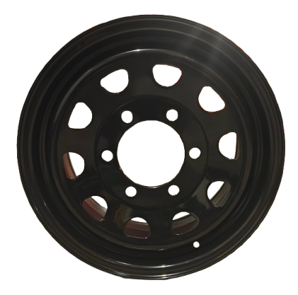 Jantes en acier GOSS LT BLACK de 17 pouces, design robuste et moderne, pour véhicule tout-terrain.