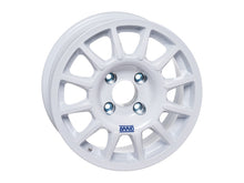 Jante en alliage BRAID Fullrace Blanche 7x15, 4x136, ET40, CB90.1, vue de face, finition blanche brillante.