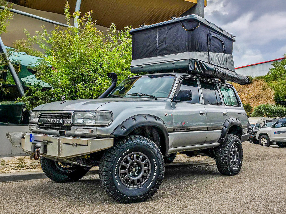 Jante en aluminium BRAID Fullrace grise 7x16, 6x139.7, ET-25, pour véhicule tout-terrain ou 4x4.