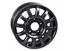 Jante en aluminium BRAID Fullrace noire 7x16, 6x130, ET45, pour véhicule tout-terrain, vue de face.