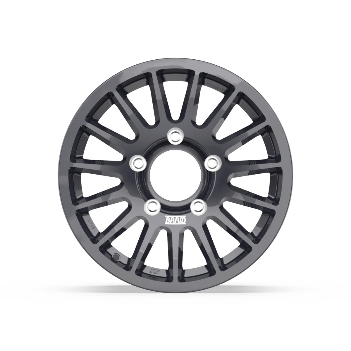 Jante Alu BRAID Winrace S Noire 8x17 6x139.7 ET20 - Mitsubishi Pajero 2011-Present