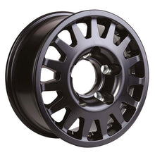 Jantes en aluminium OC WHEELS Manano Black avec cache, style robuste pour véhicules tout-terrain, vue de face.