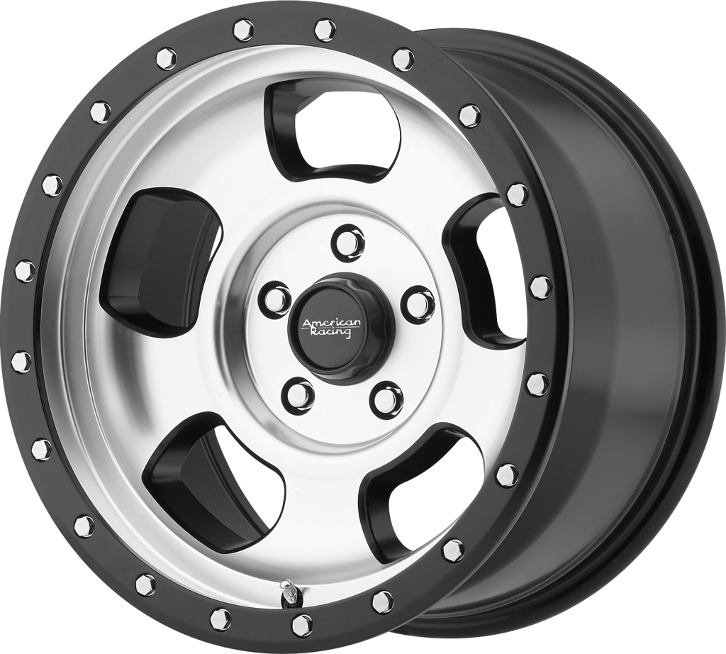 Jante American Racing AR969 Ansen Off Road en alliage pour véhicule tout-terrain, vue en gros plan.