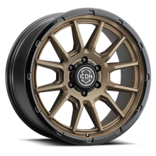 Jante ICON Alloys Cajon Bronze pour 4x4, finition bronze, design robuste, adaptée aux véhicules tout-terrain.