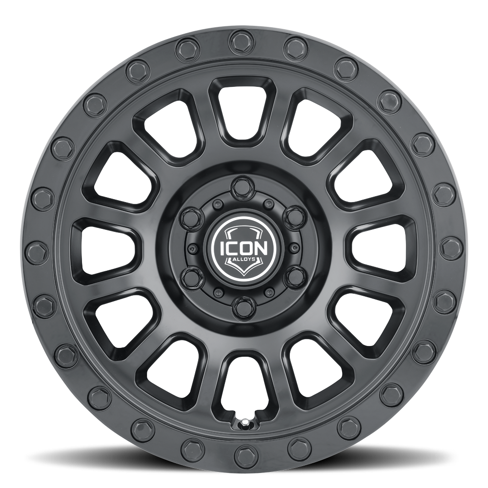Jante ICON Alloys HULSE pour 4x4, design robuste en alliage, adaptée à l'amélioration de la performance et du style du véhicule.