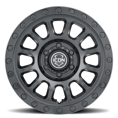 Jante ICON Alloys HULSE pour 4x4, design robuste en alliage, adaptée à l'amélioration de la performance et du style du véhicule.