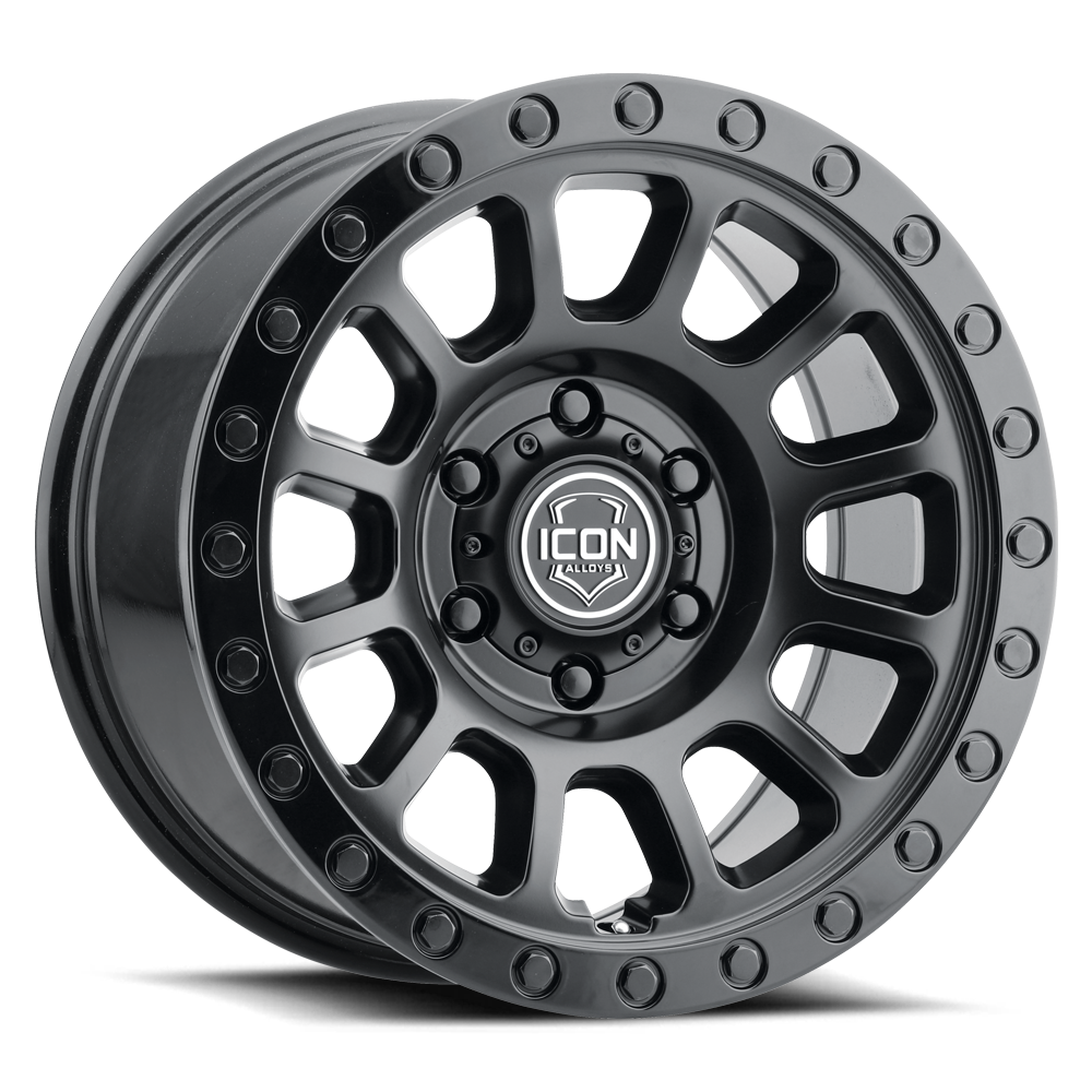 Jante ICON Alloys HULSE en alliage pour 4x4, finition élégante, conçue pour améliorer la performance et le style du véhicule.