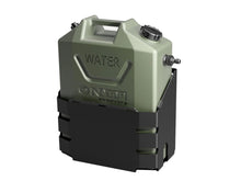 Support de jerrican ONTAP 22L en noir pour 4x4, fixation robuste, conçu pour transporter facilement du carburant.