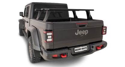 Kit de 2 barres de toit Reconn-Deck 1500mm pour Jeep Gladiator JT, marque RHINO-RACK, avec fixation robuste.