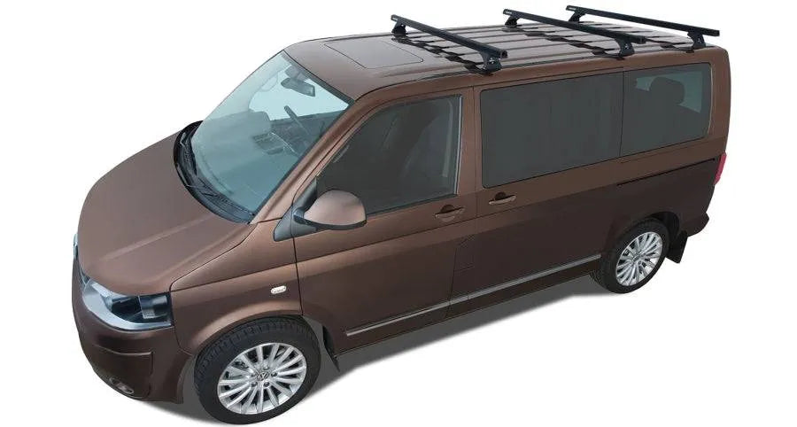 Kit 3x Barres de toit Rhinorack | VW Transporter T6 | Pour Overland sur Xperts4x4 Accessoires 4x4 Off-Road