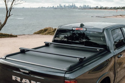 Kit de 2 barres de toit Mountain Top pour Ford Ranger Raptor 2023, compatible avec couvre-bennes EVO et MTR.